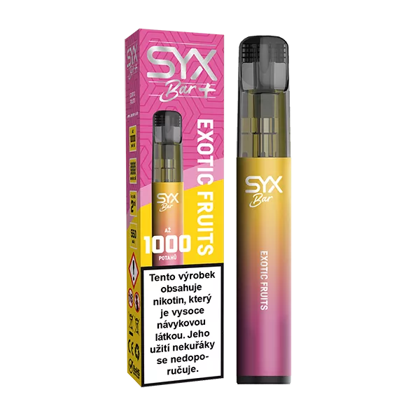 Jednorázová e-cigareta SYX BAR 1000 Exotic Fruits 16,5mg