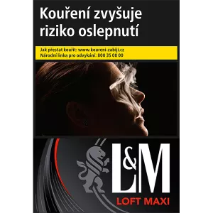 Cigarety L&M LOFT Max True Black 38ks