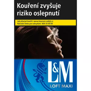 Cigarety L&M LOFT Max True Blue 38ks