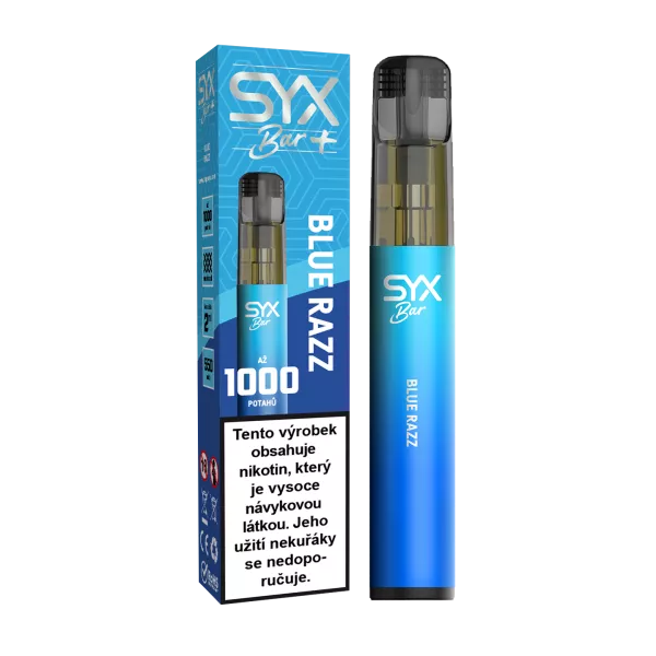 Elektronická cigareta SYX BAR 1000 Bluerazz 16,5mg