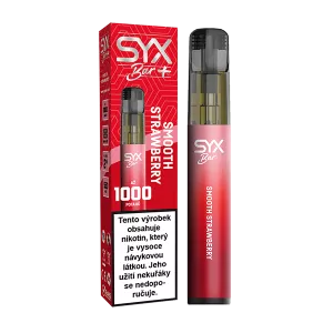 Elektronická cigareta SYX BAR 1000 Smooth Strawberry 16,5mg